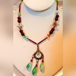 Antique/Vintage Czech Glass Necklace